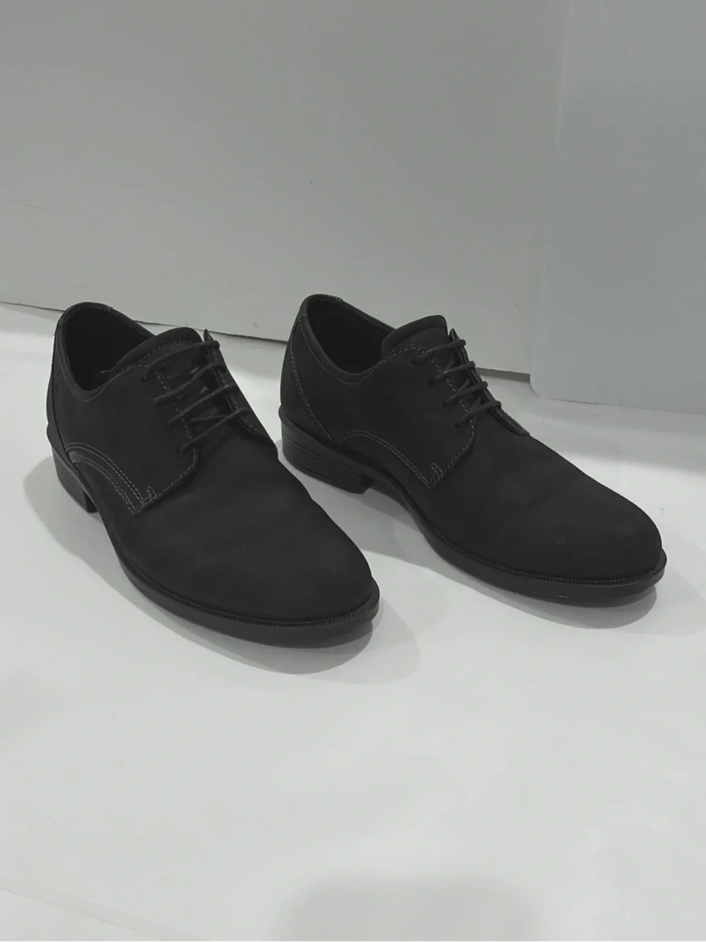 Ecco Harold Derby Men's Black Lace-Up Dress Shoes Size 41